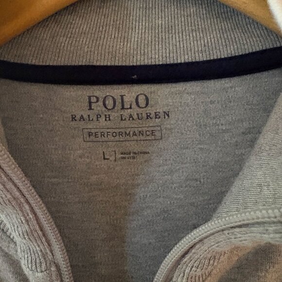 Polo Ralph Lauren Performance Full Zip Sweater Sweatshirt Jacket - Mens L NWOT - Picture 3 of 5